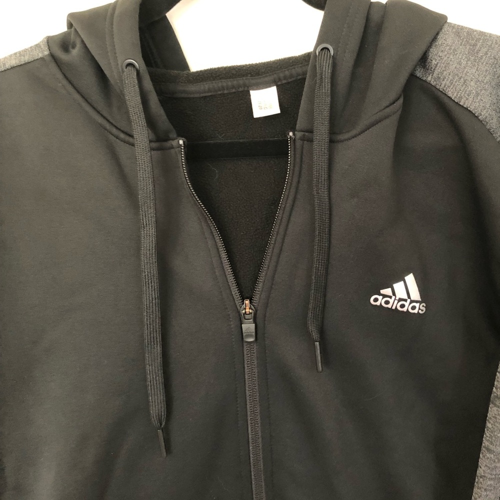 Adidas, L zip up